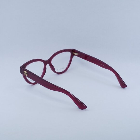 🕶️ New Gucci GG1581O 003 Eyeglasses - Fuchsia Frame - Picture 9 of 10